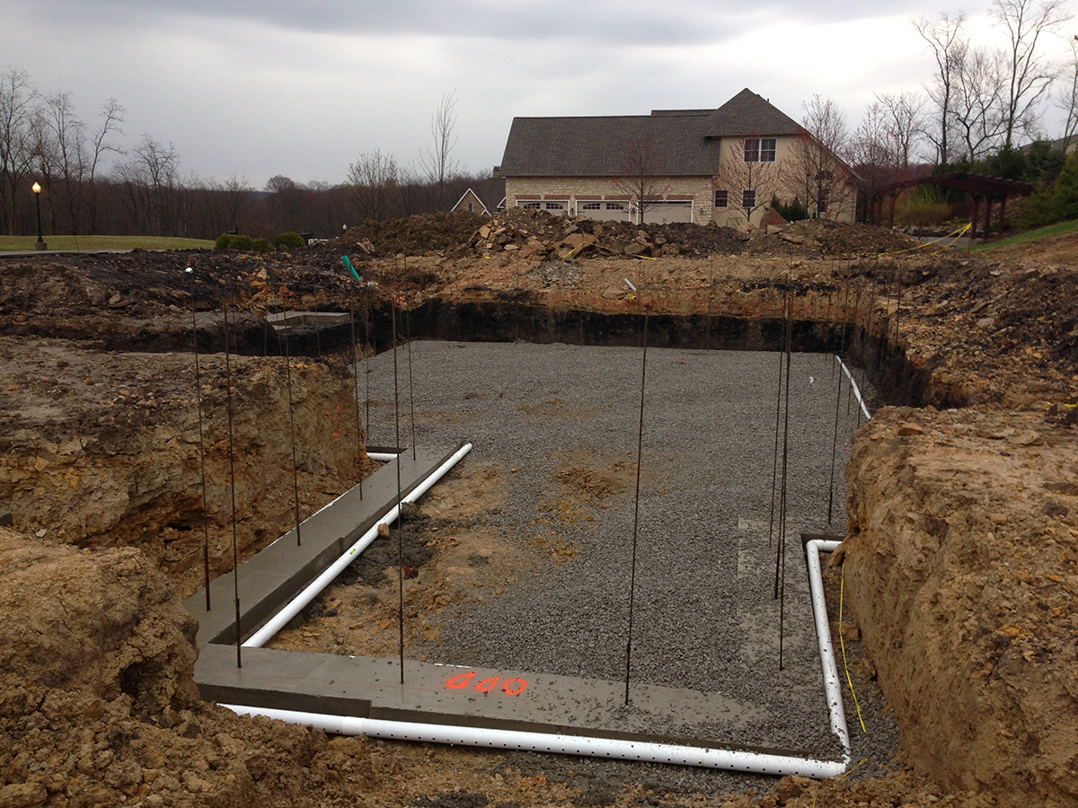 home site packages foundation footer driveway
