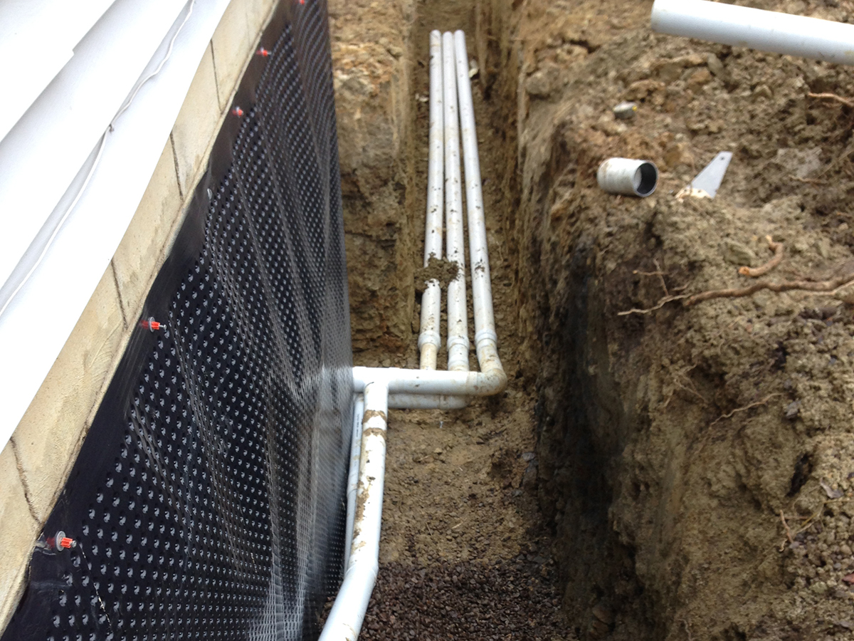 Footer Drain Replacement